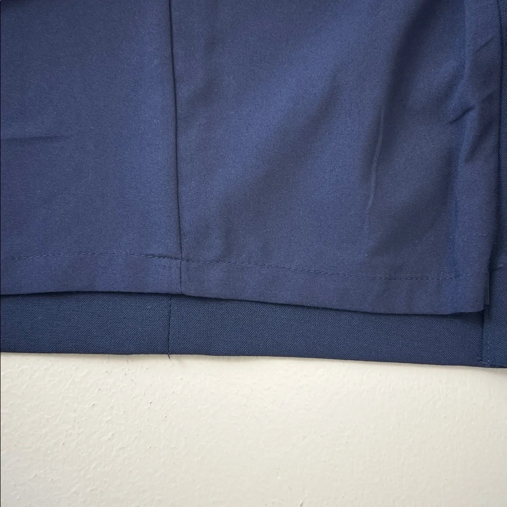 NWT Ann Taylor Women’s Navy Pencil Straight Side Slit Lined Skirt Size 10